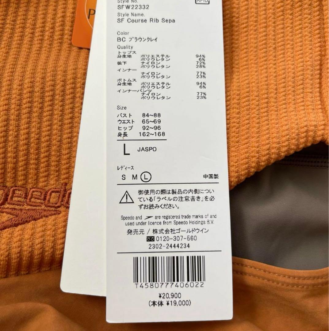 新品タグ付　スピード　speedo セパレート　スイムウェア　L