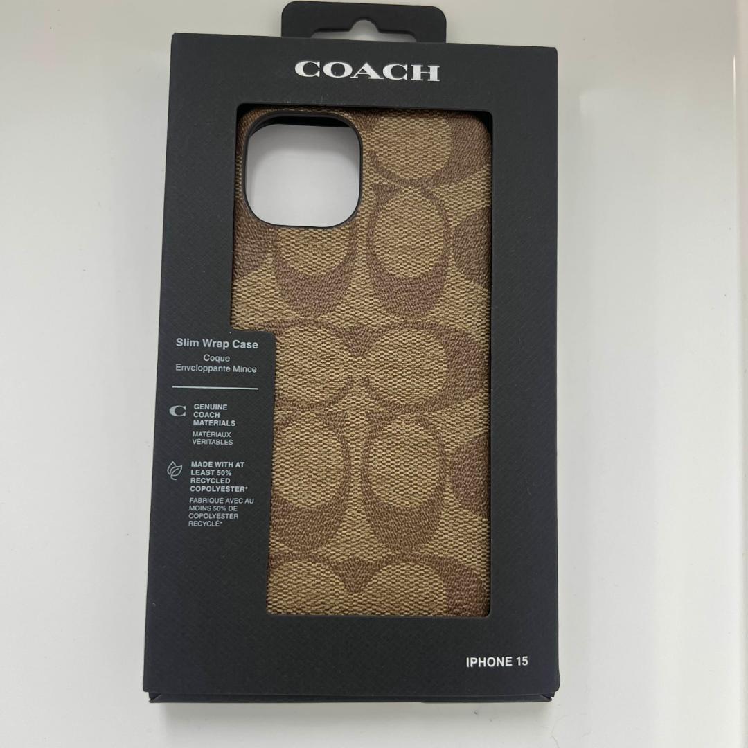 ◆新品◆ COACH IPHONE 15 ケース CO-415