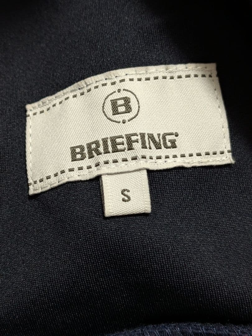 新品タグ付き　ブリーフィング　ネイビー　3Dロゴパーカー