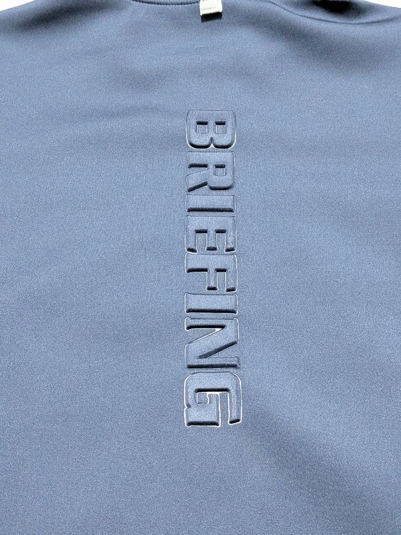 新品タグ付き　ブリーフィング　ネイビー　3Dロゴパーカー