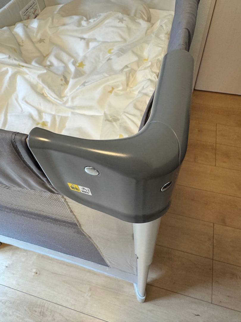 Aprica アップリカ ベビーベッド ココネルエアー AB グレーベアー