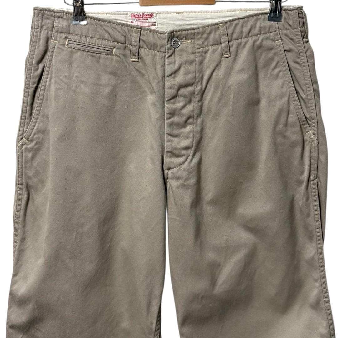 TCB jeans ステイゴールドチノ 41カーキ 34 ミリタリートラウザー