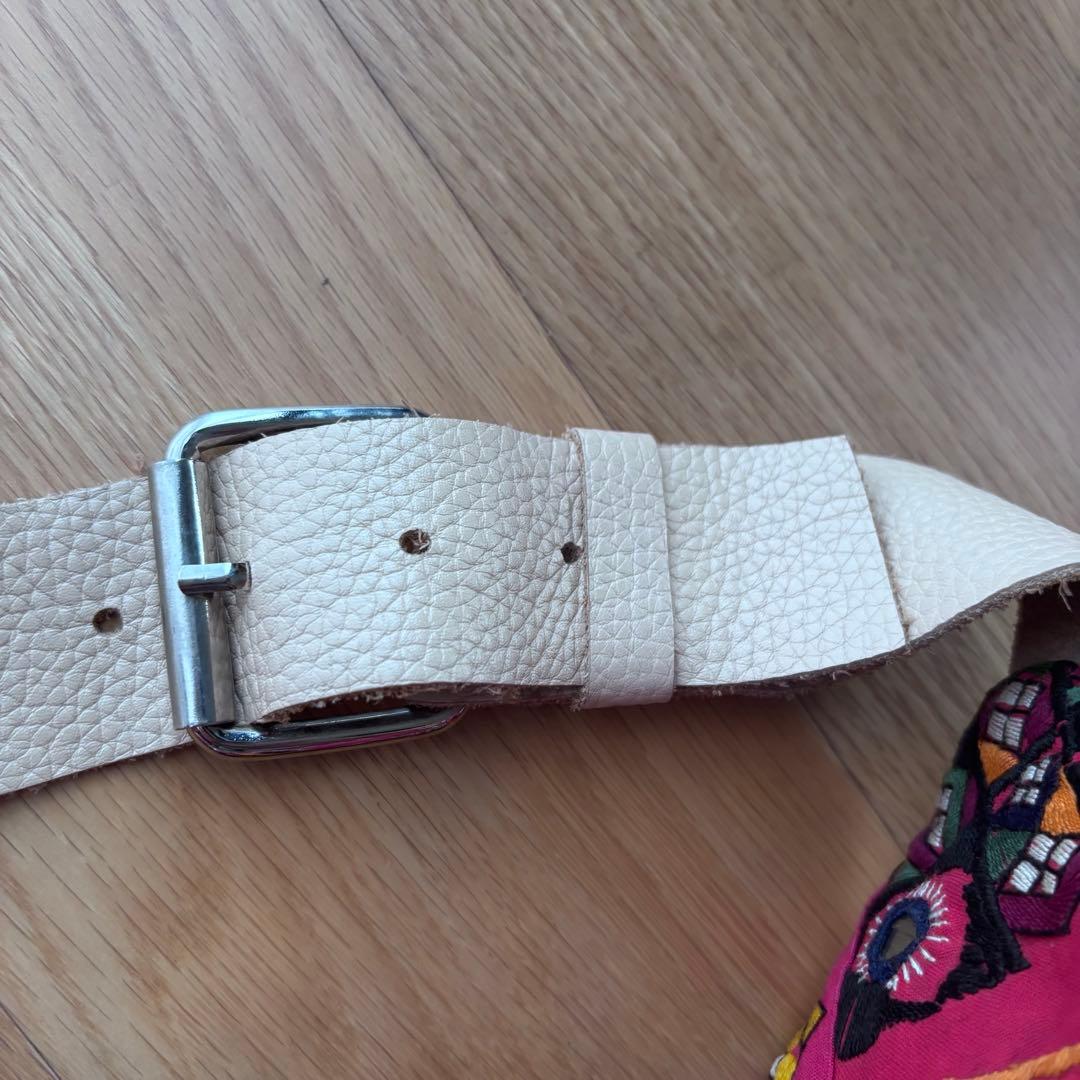 レア 刺繍 シモンカミールSimone Camille ウェストポーチ バッグ