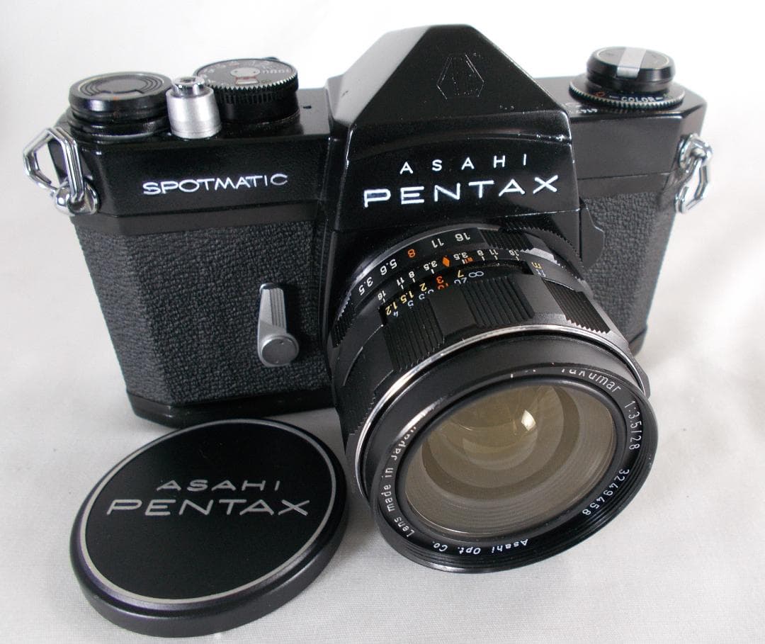 フィルムカメラ 整備済　Pentax SP　+ レンズ 28mm　U274