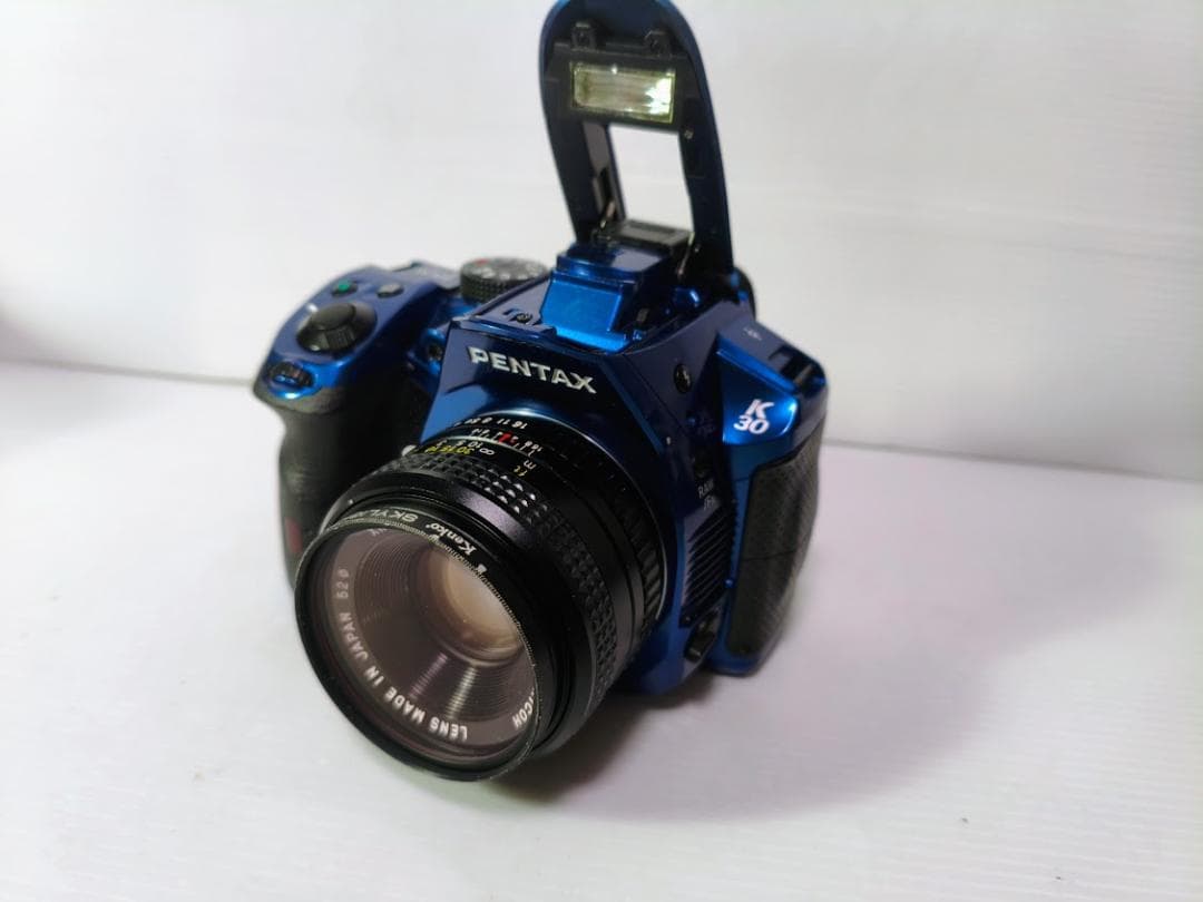 パンダニゴウ 【黒死病対策】【内臓電池交換】PENTAX K-30 青