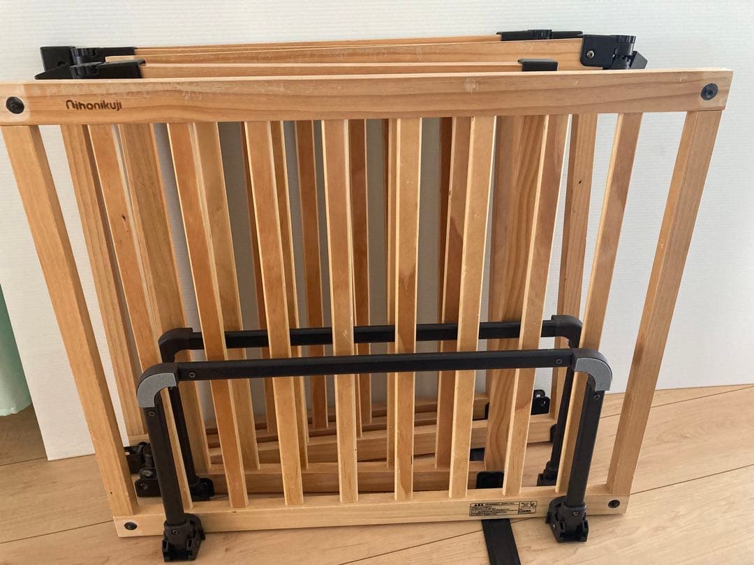 日本育児 おくだけとおせんぼ 木製 スマートワイド Woody