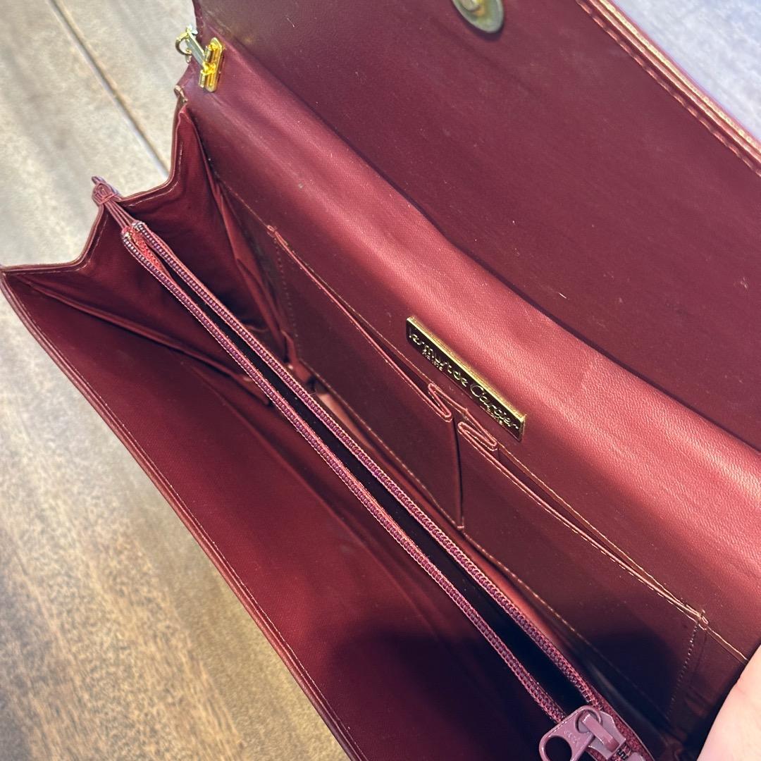 Cartier カルティエ マストライン チェーン付き パーティークラッチバッグ