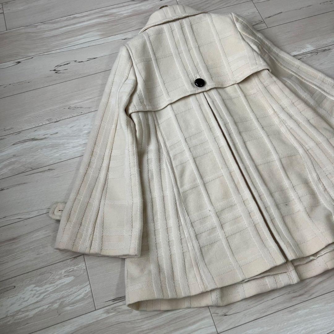 BURBERRY BLUE LABEL ロングコート　シャドーチェック　Aライン