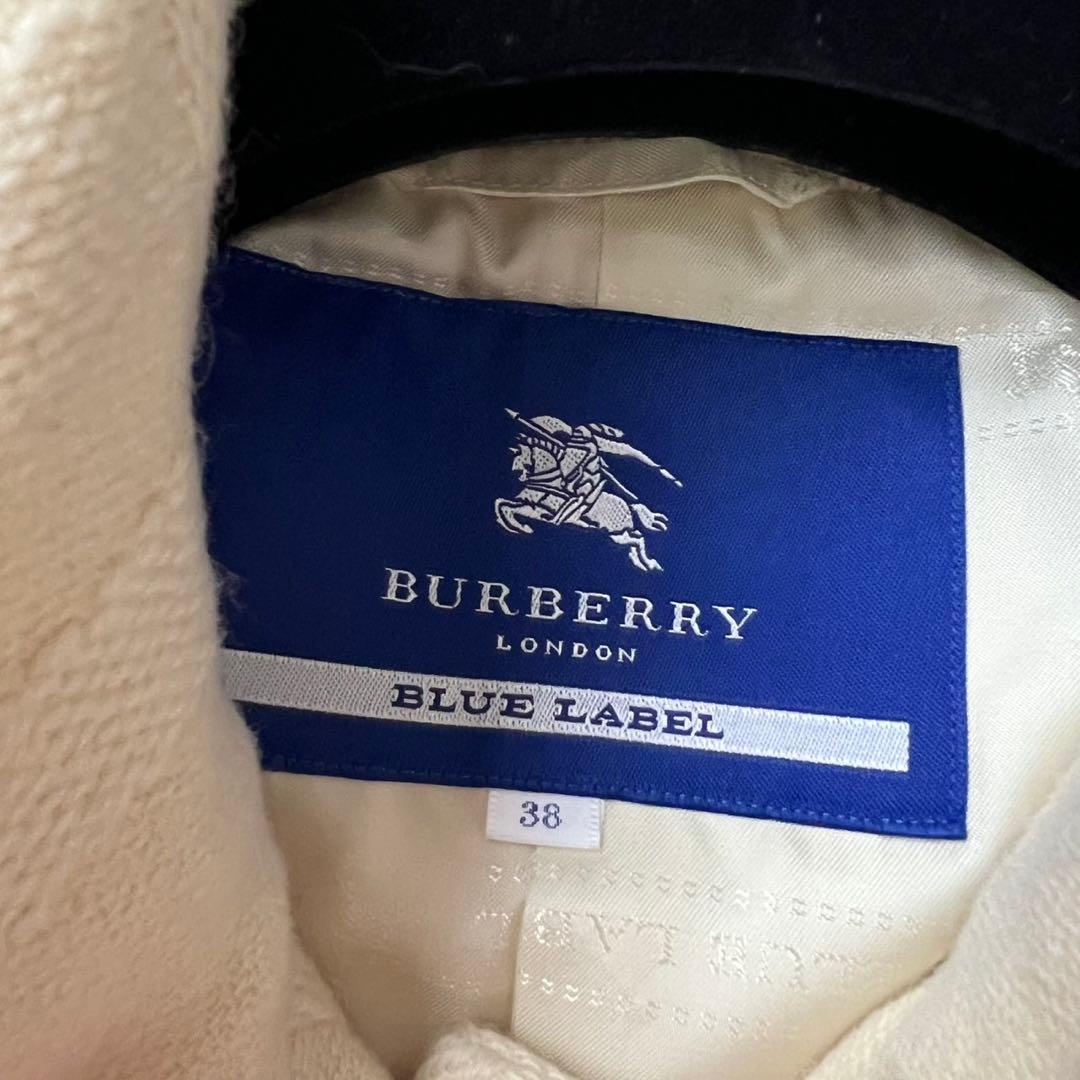BURBERRY BLUE LABEL ロングコート　シャドーチェック　Aライン