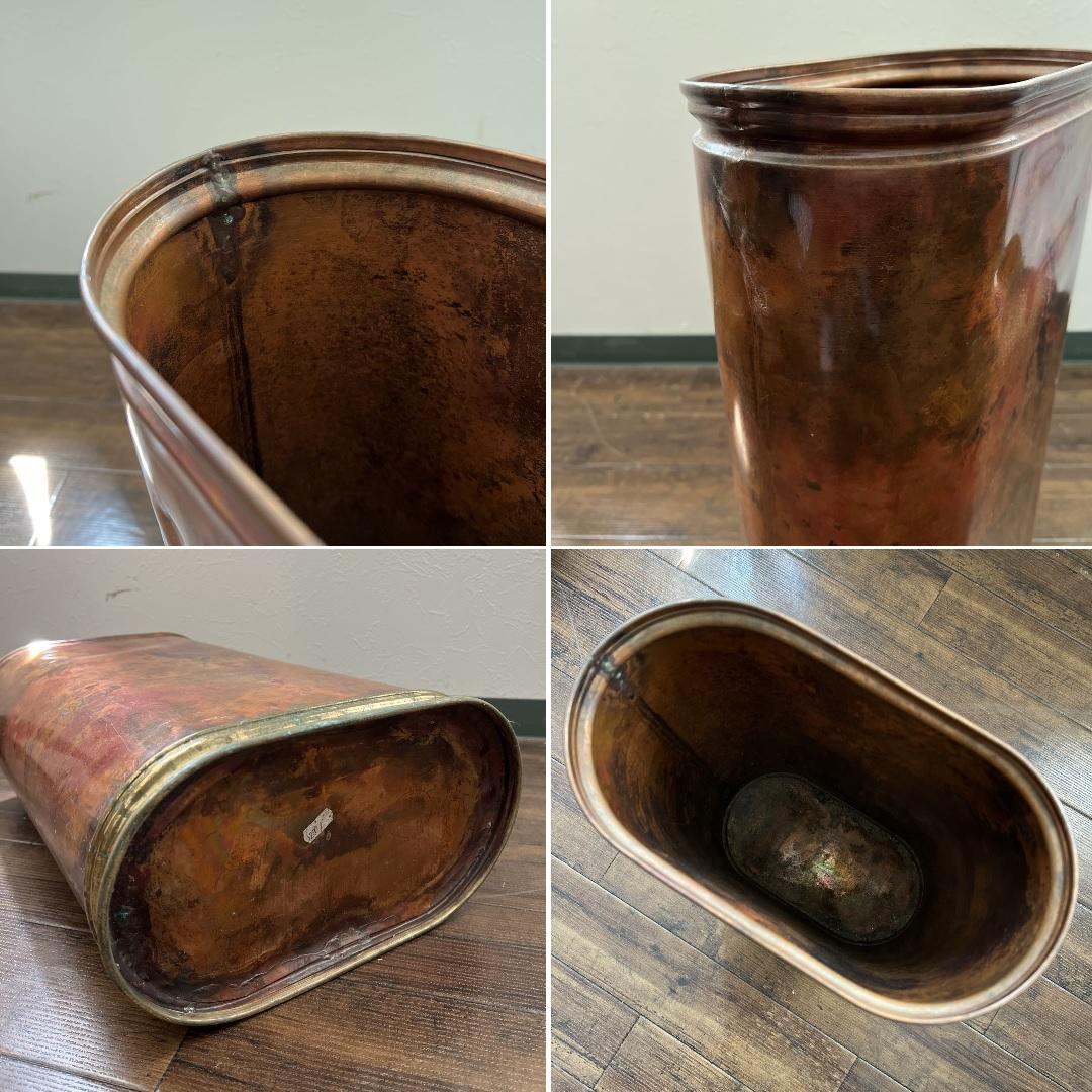 k363r120 イタリア製 ブロンズ アンブレラスタンド 傘立て copper