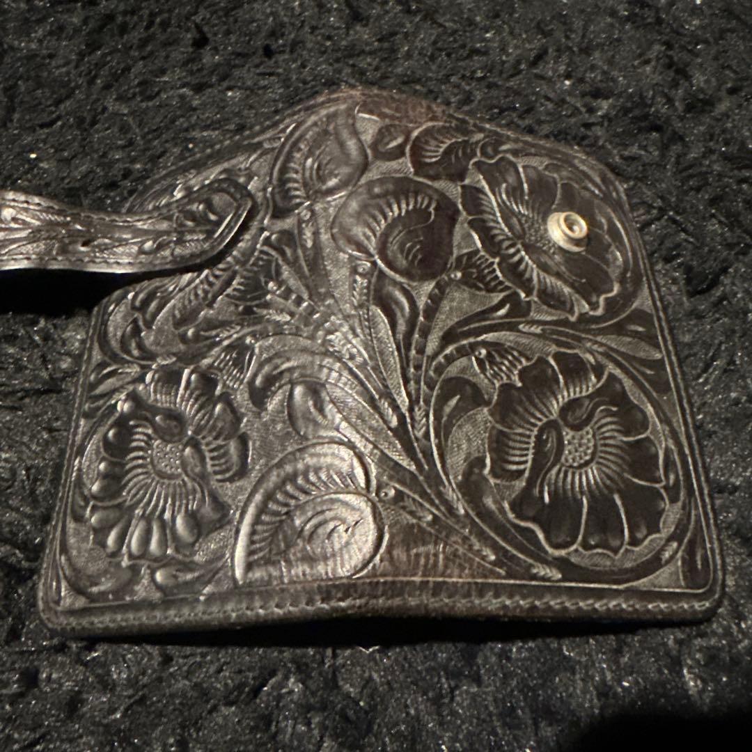 ALZUNI ブラックレザー 名刺入れ