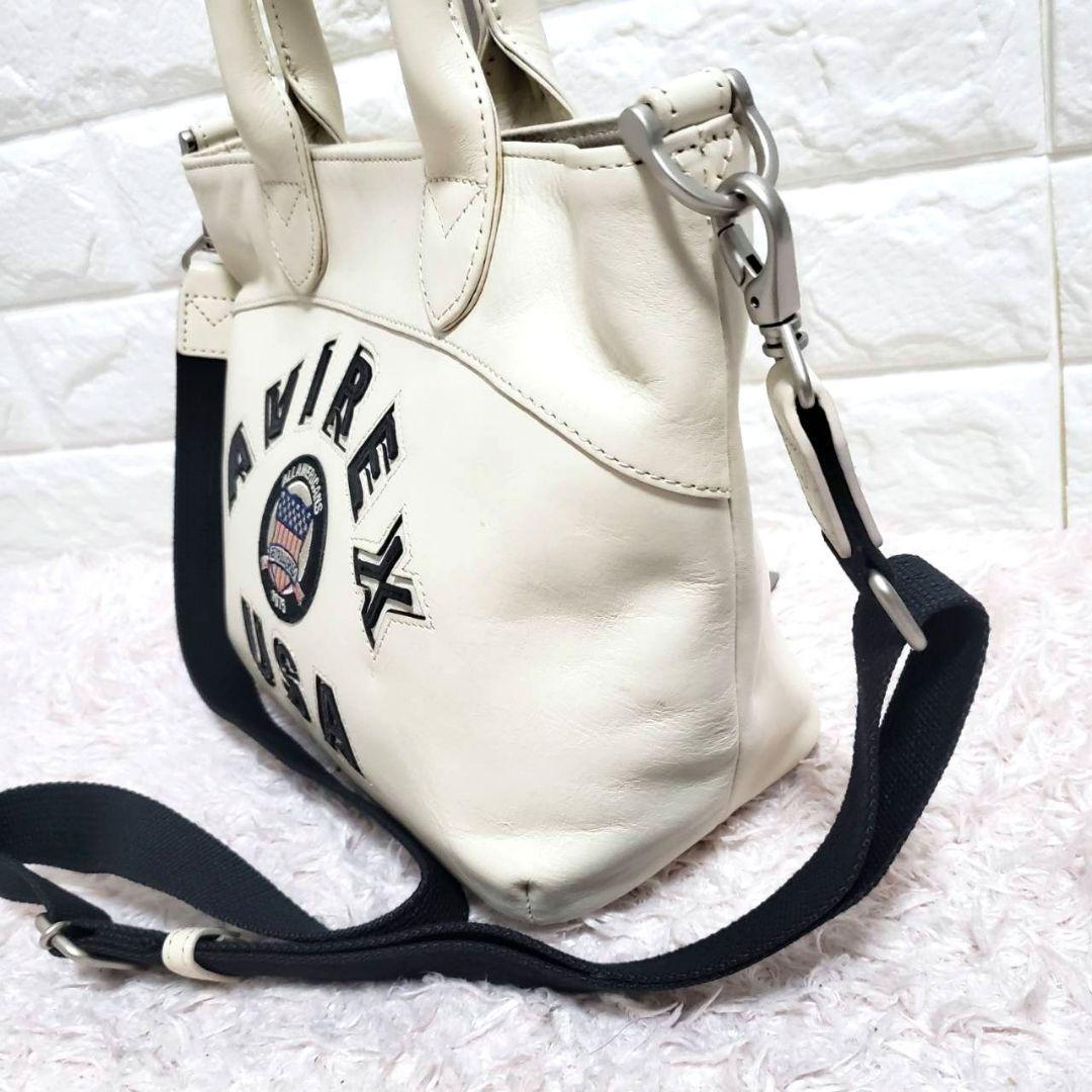 美品希少 AVIREX アヴィレックス ミニ 2way ショルダーハンドバッグ