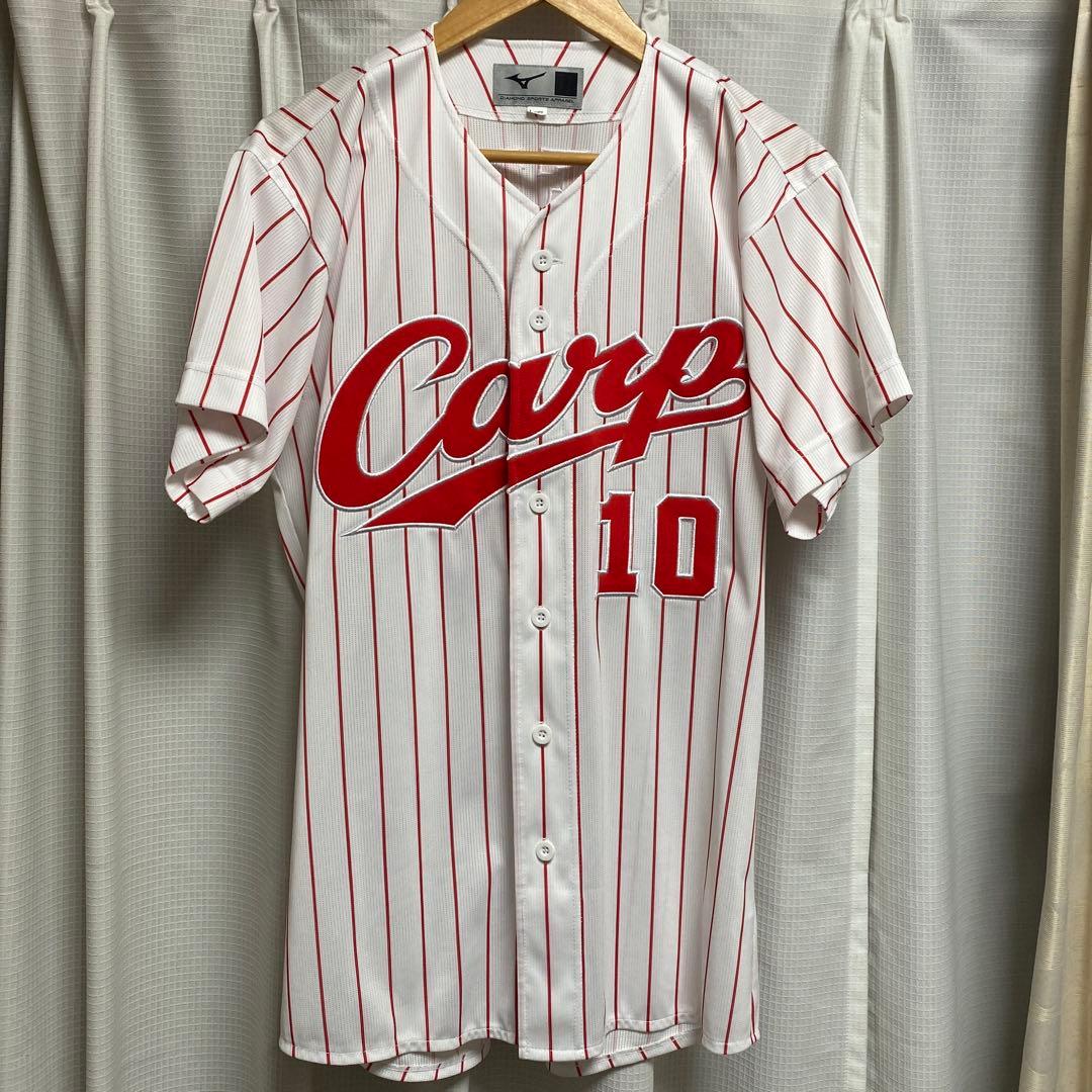 Carp 復刻ユニフォーム Lサイズ 10番金本　2002-2008年