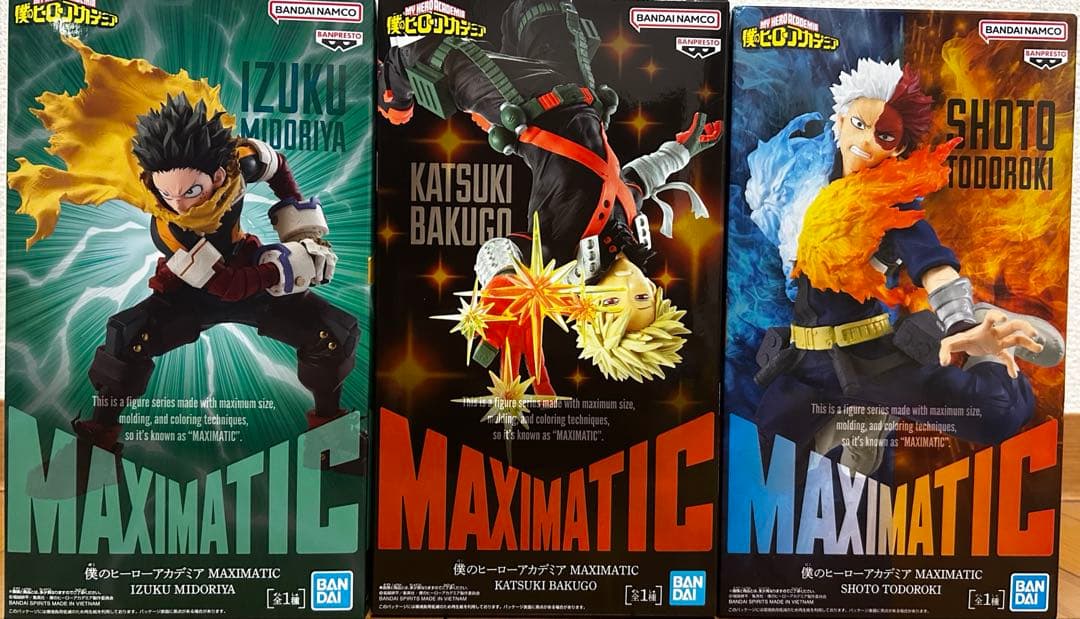 ヒロアカ　MAXIMATIC 緑谷出久 爆豪勝己 轟焦凍