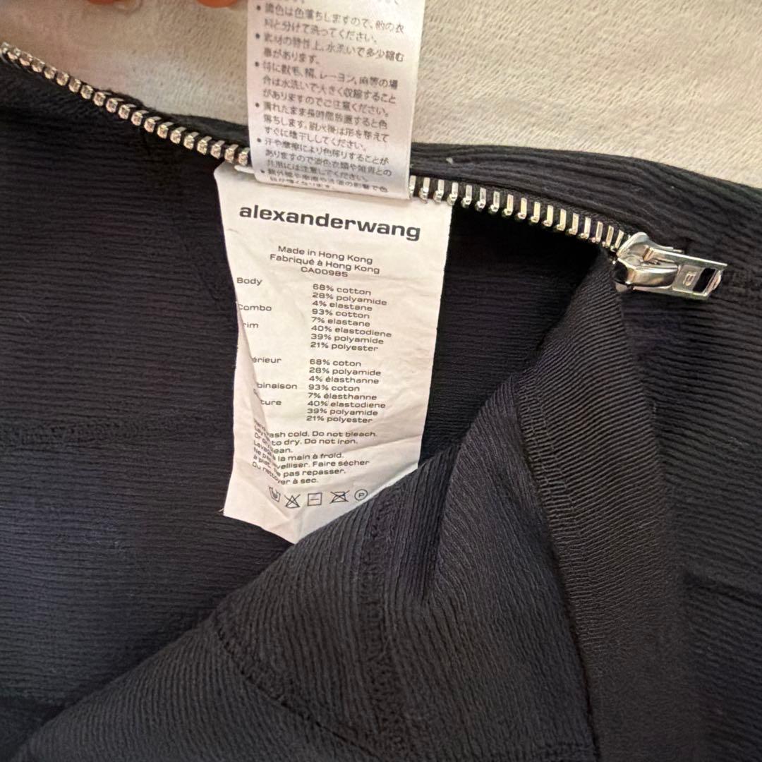 正規品　alexanderwang 黒 XS バイカーショーツ