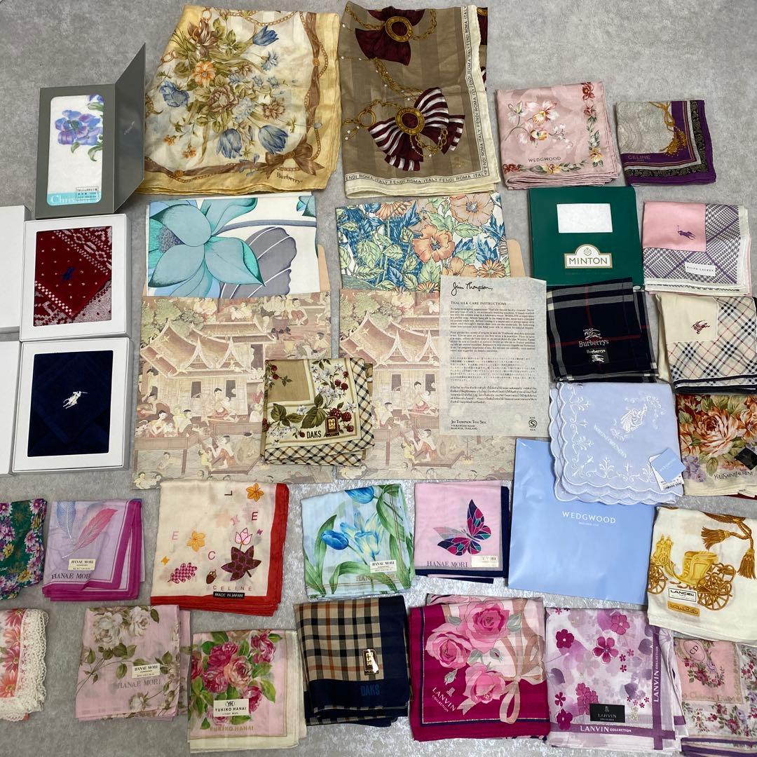 クリスチャンディオール BURBERRY CELINE ハンカチ まとめ セット