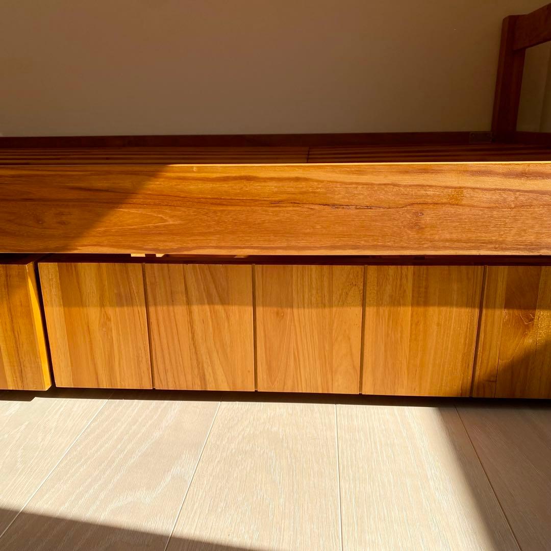 jama730 　unico ウニコ　木製ダブルベッドフレーム