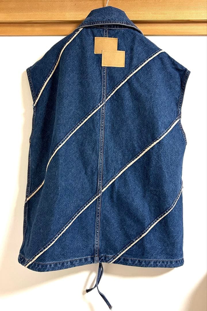 【新品未使用】PERVERZE パーバーズ　デニム　ベスト フリーサイズ