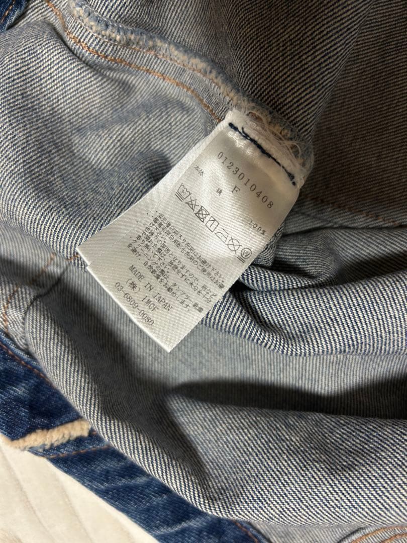 【新品未使用】PERVERZE パーバーズ　デニム　ベスト フリーサイズ