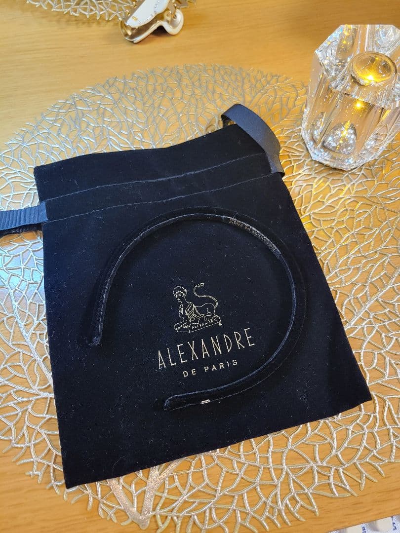 ほぼ新品☆アレクサンドル ドゥ パリ カチューシャ 極細タイプ