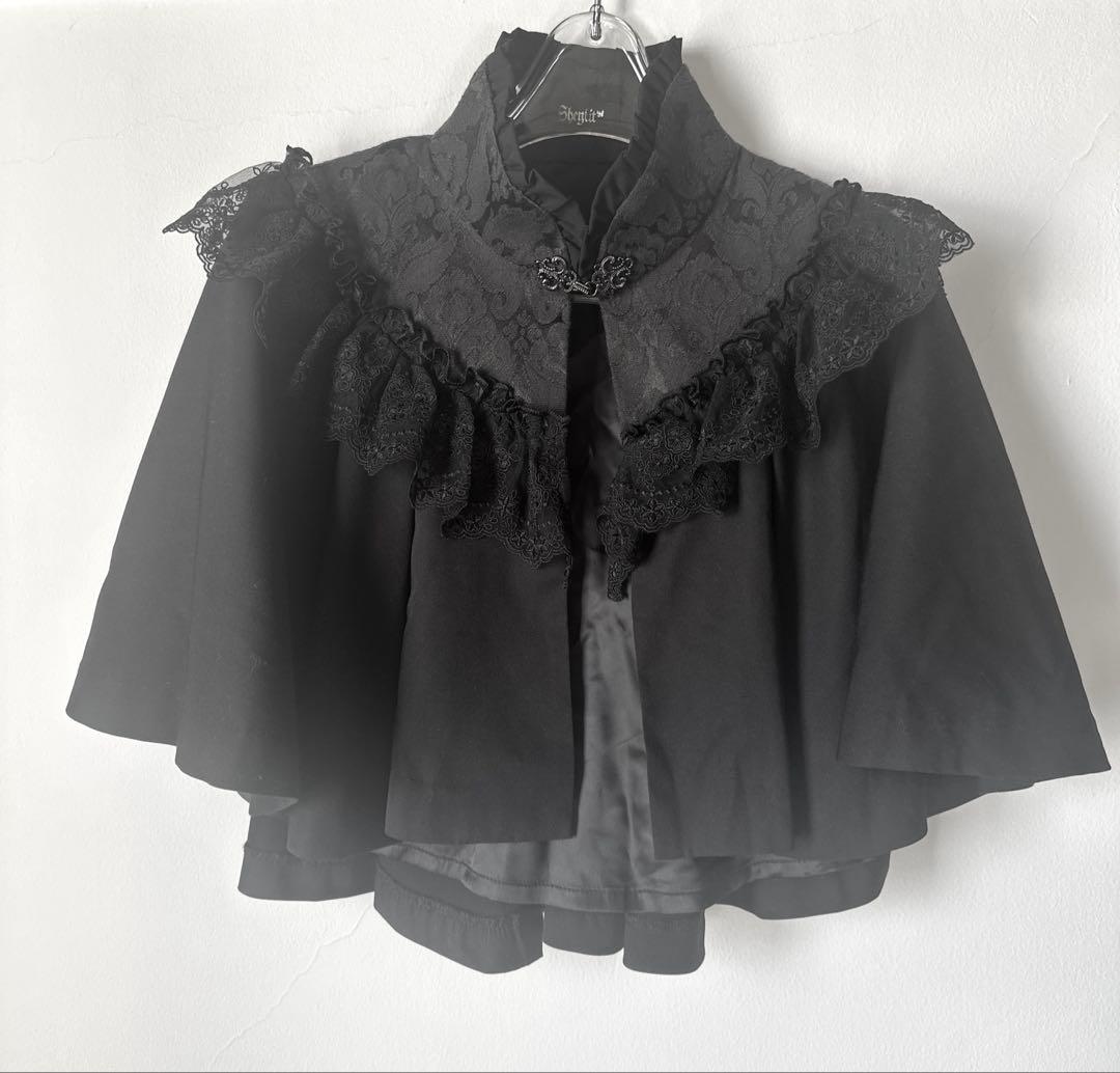 【試着のみ】Sheglit 小夜啼鳥のケープ