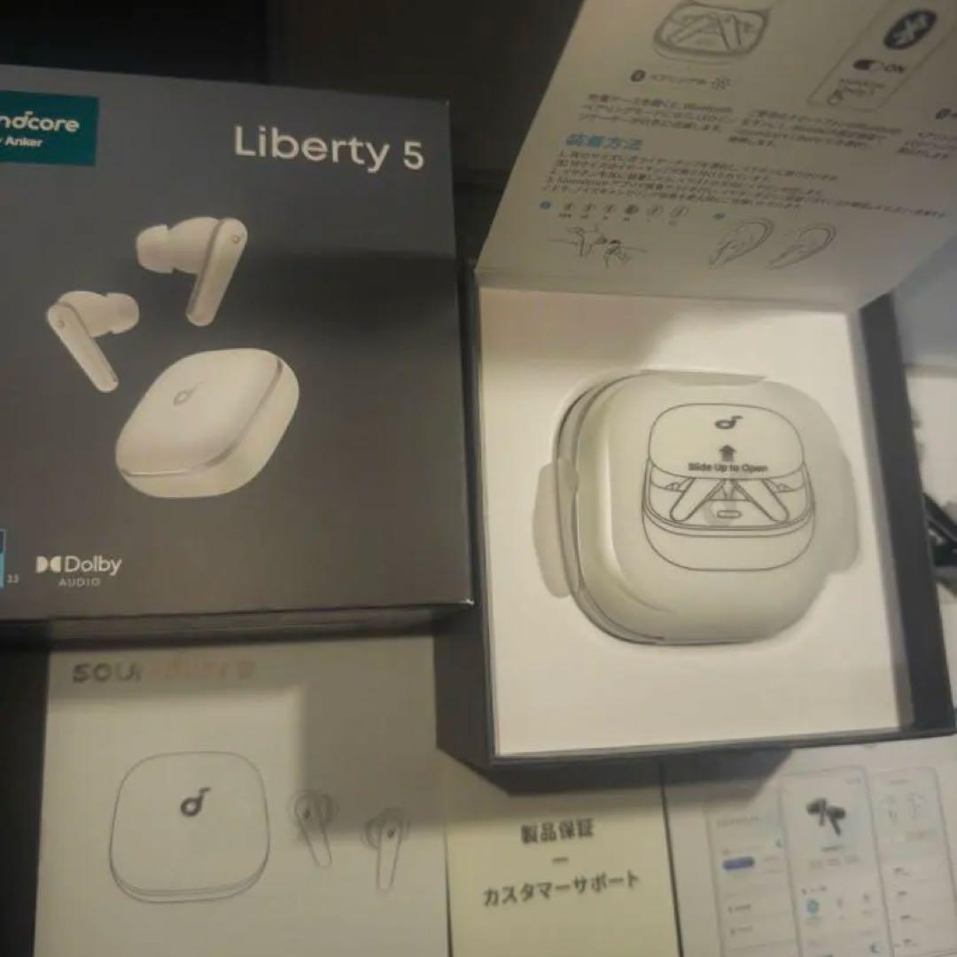 美品 Soundcore Liberty 5 ワイヤレスイヤホン