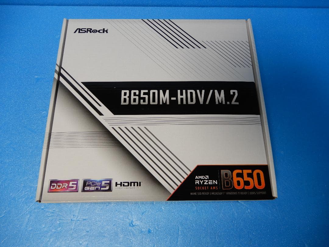 ASRock B650M-HDV/M.2 AM5 マザーボード 新品未使用