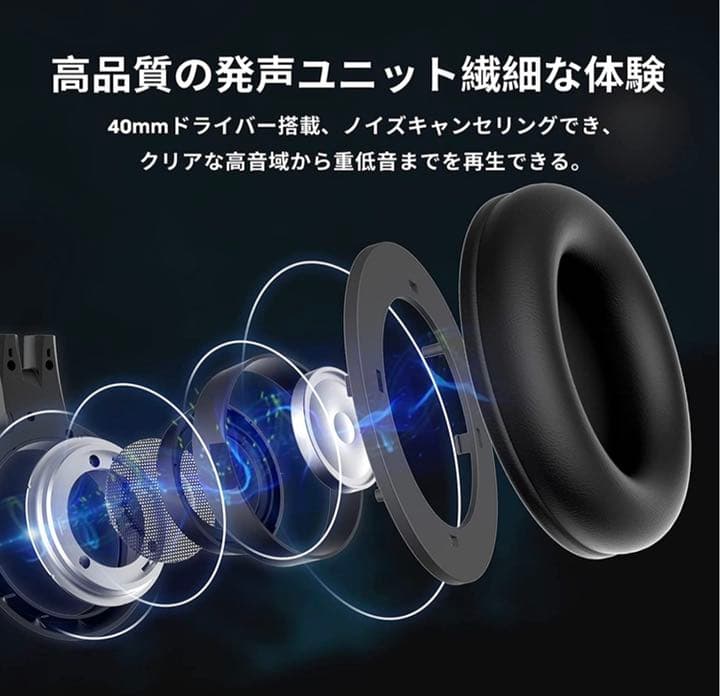 ゲーミングヘッドセット ヘッドセット 可愛いヘッドホン ゲーム用