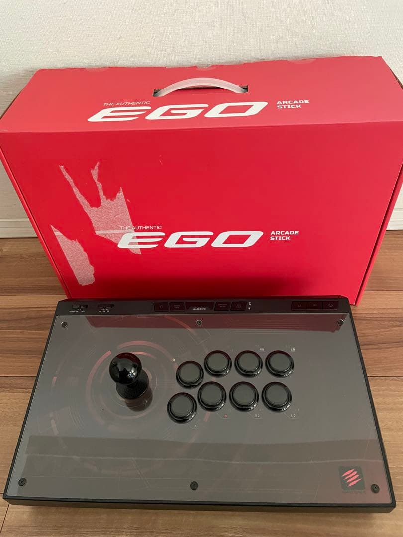 おまけ付　MAD CATZ EGO アーケードスティック　クァンバks静音ボタン