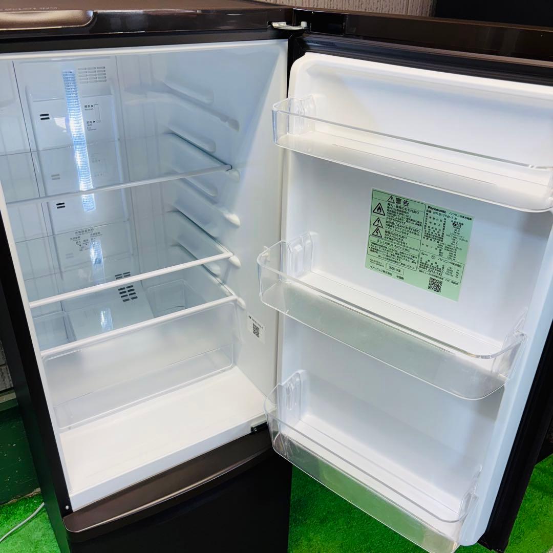 22年製 168L 冷蔵庫 大きめ マット材質 パナソニック【地域限定配送無料】