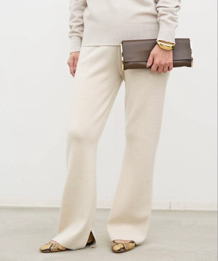 ドゥーズィエムクラス　スムースニットパンツ　未使用