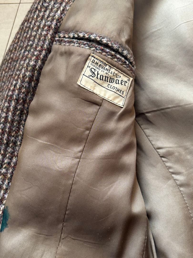 【希少】60’s ハリスツイードジャケット 英国製