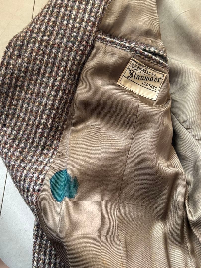 【希少】60’s ハリスツイードジャケット 英国製