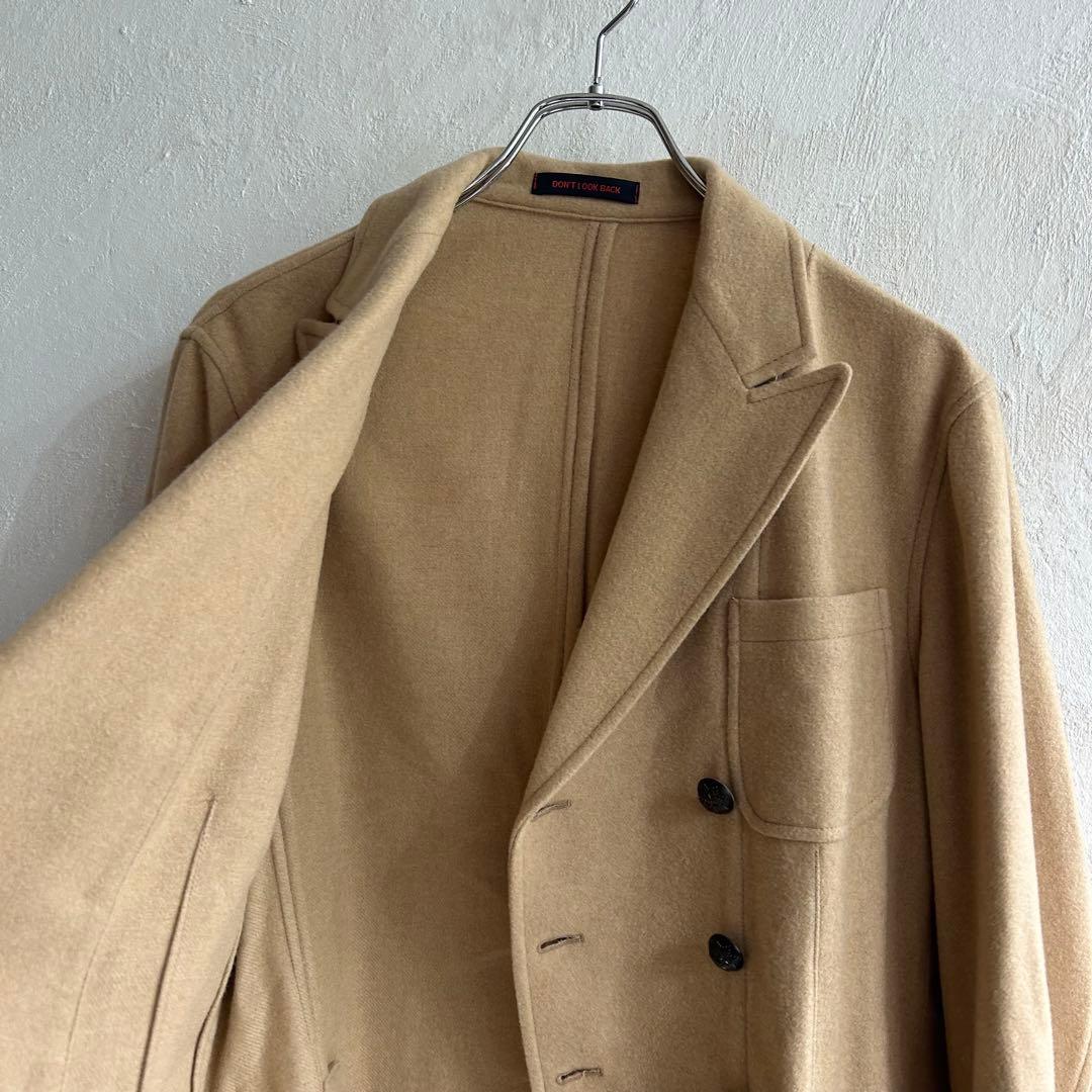 イタリア製 THE GIGI ダブル ウール テーラードジャケット ベージュ