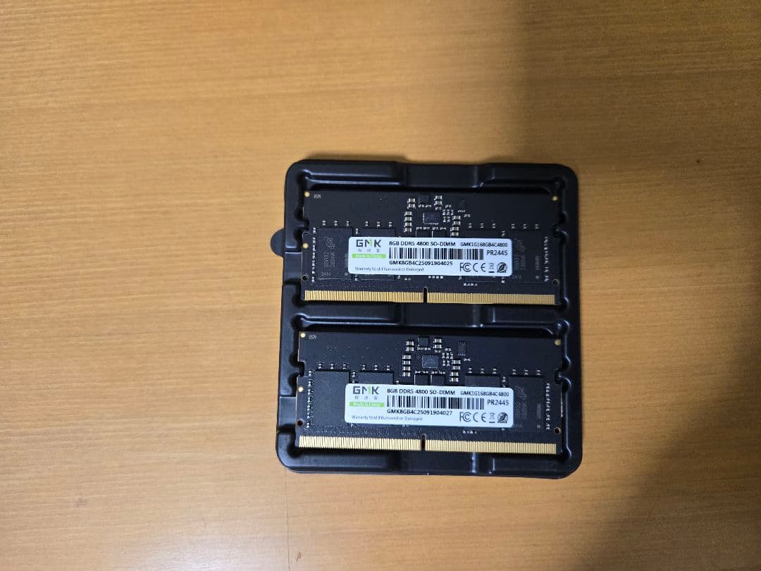GMK DDR5 16GB（8GB×2）SO-DIMM 4800MHz