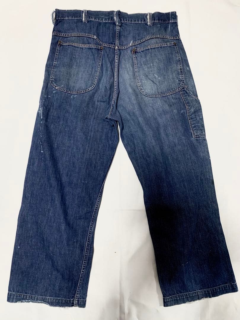 50s デニムペインターパンツペンキヴィンテージ古着ワークビッグマックヘラクレス