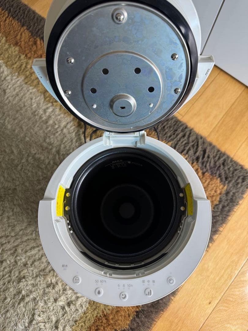 IRIS OHYAMA 置き型加湿器 スチーム AHM-MHU60A-W