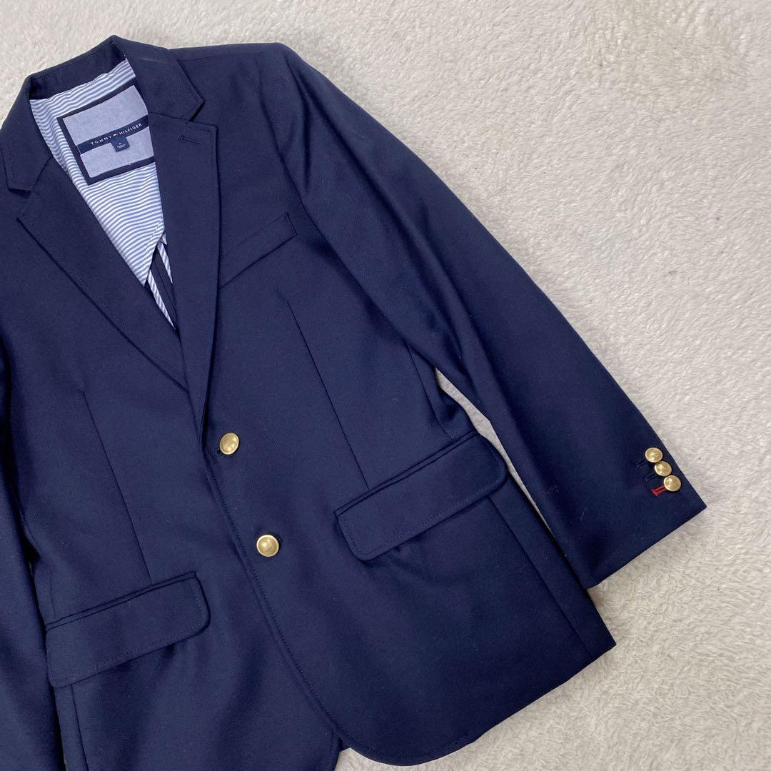 極美品・現行タグ　トミーヒルフィガー　テーラードジャケット　金ボタン　Ｍ