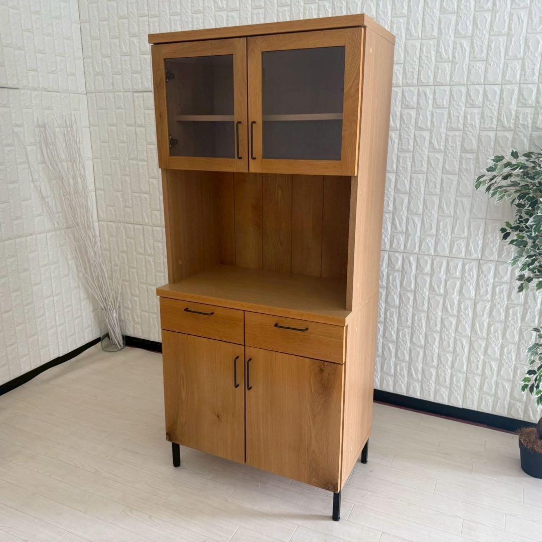 都内23区配送無料✨河口家具製作所　キッチンボード　食器棚　レンジ台　美品