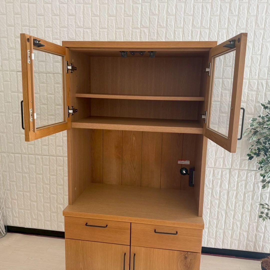 都内23区配送無料✨河口家具製作所　キッチンボード　食器棚　レンジ台　美品
