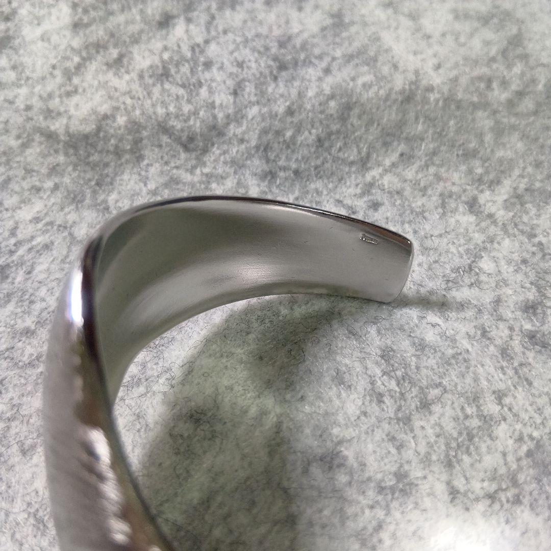 美品★Jouete ジュエッテ バングル シルバーカラー　 太め ボリューム