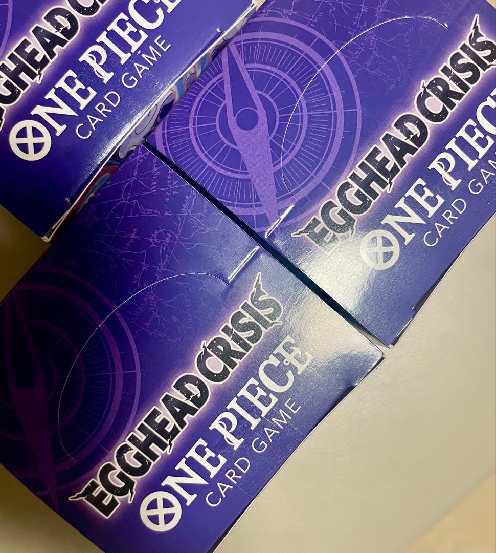 ONE PIECE EGGHEAD CRISIS 3BOX（新品　未使用）