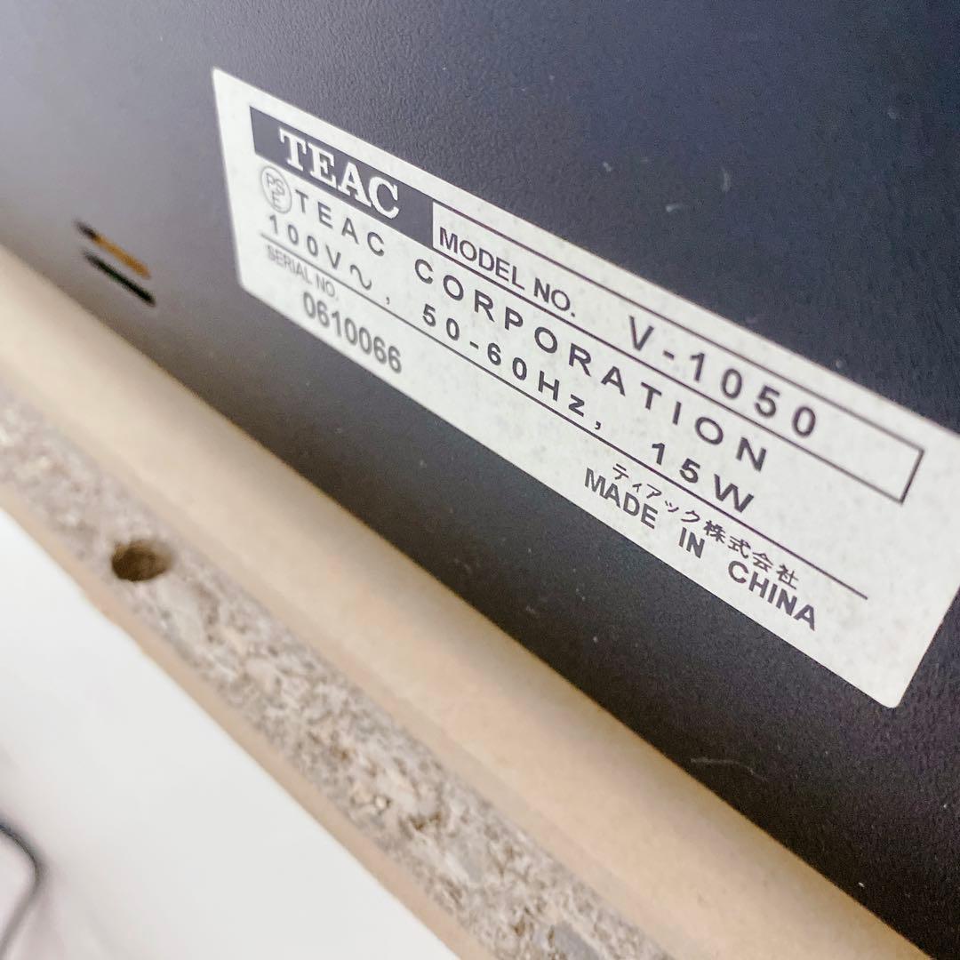 極美品 高級機 TEAC V-1050 3ヘッド Dolby B/C リモコン付