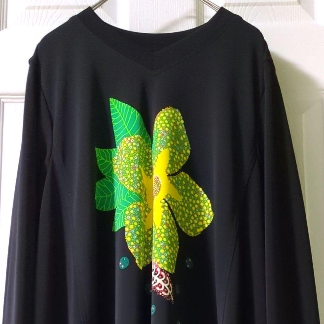 【専用】◎未使用　TOKUKO 1er VOL　チュニック　お花　Ａライン