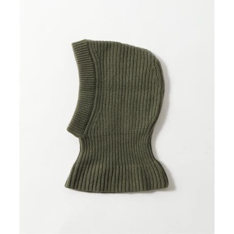 LEMAIRE HOOD LAMBSWOOL　バラクラバ　カーキ　ルメール