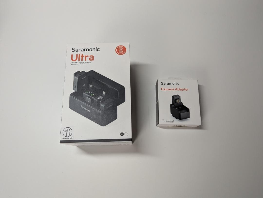 【美品】Saramonic Ultra ワイヤレスマイク 32bit float