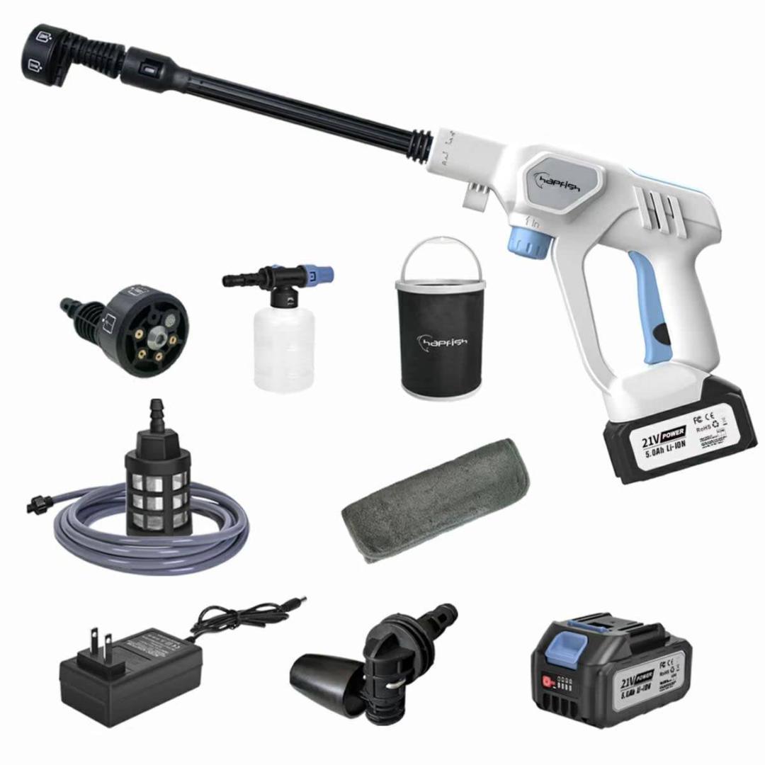 コードレス 高圧洗浄機 ３つのギア 大容量バッテリー