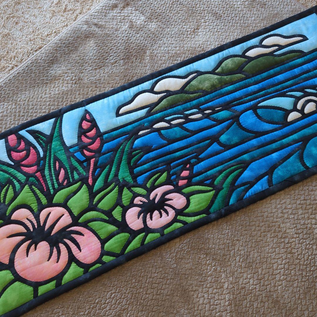 ハワイアンキルトタペストリー