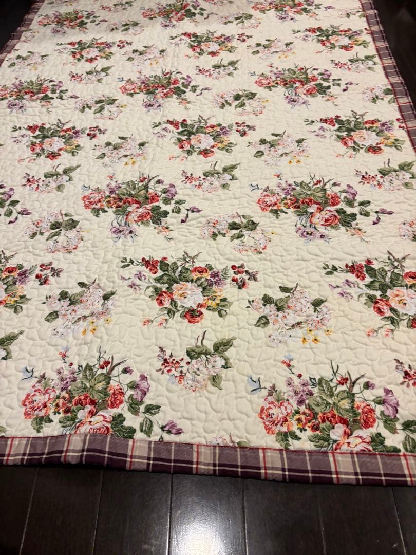 ローラアシュレイ　キルトラグ　ヘッドスカーブス