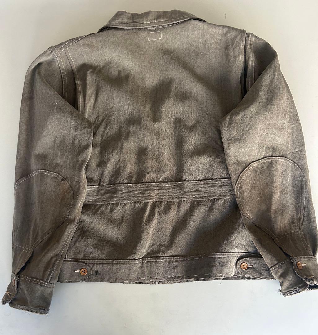 30s〜　ウィップコード　ジャケット　鳩目　グリーン　カーキ